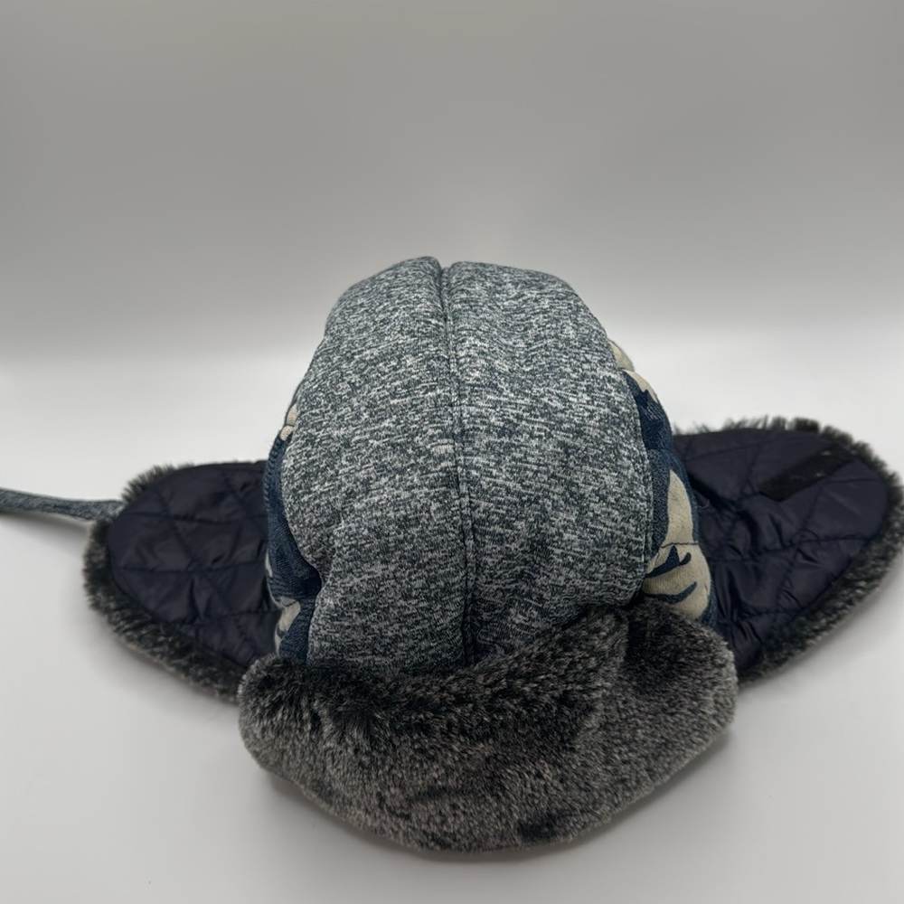 Boy Gray | Black Winter Hat Size 12-24M